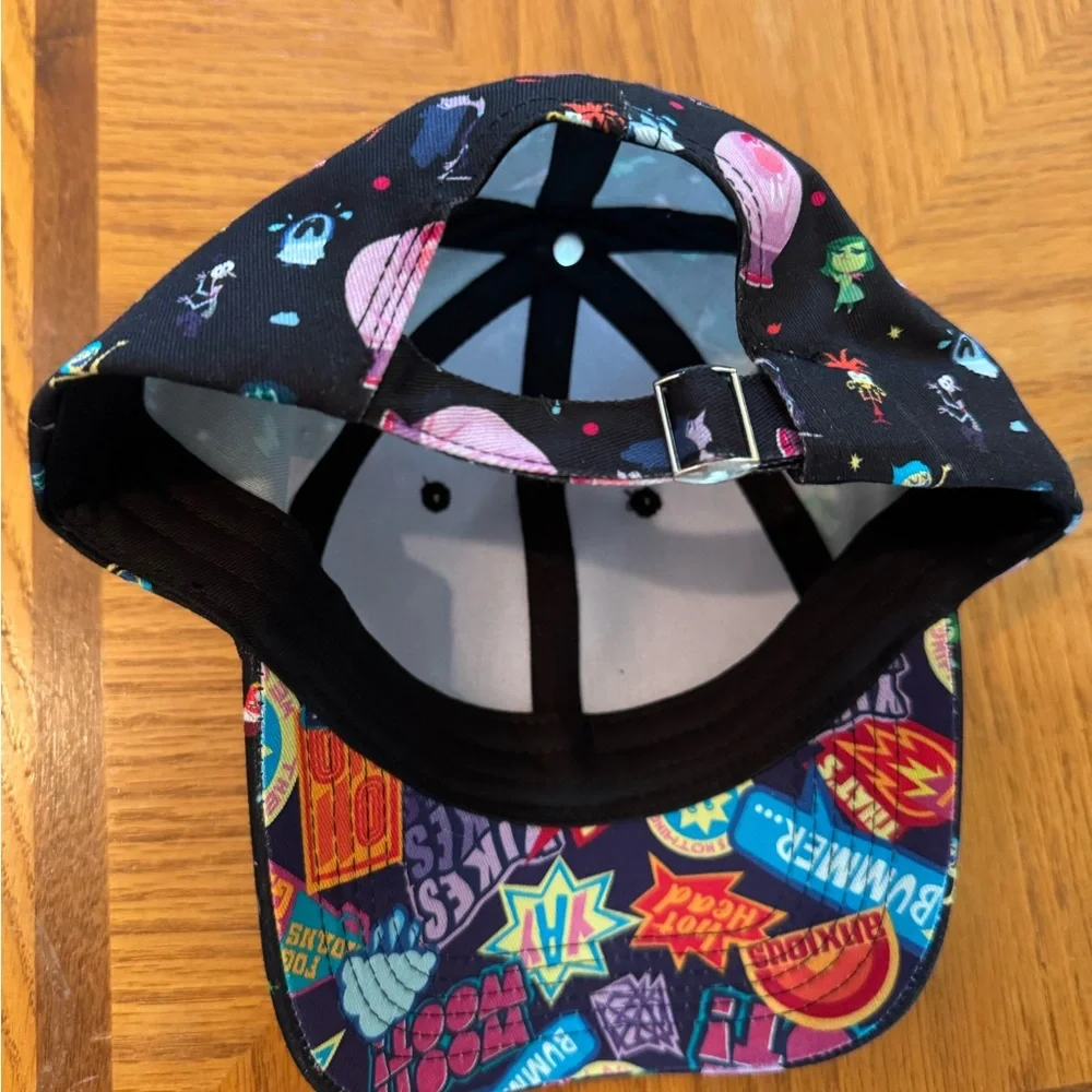 Disney Inside Out 2 baseball cap adjustable strap Abstract Thought pattern NWOT - Picture 2 of 4